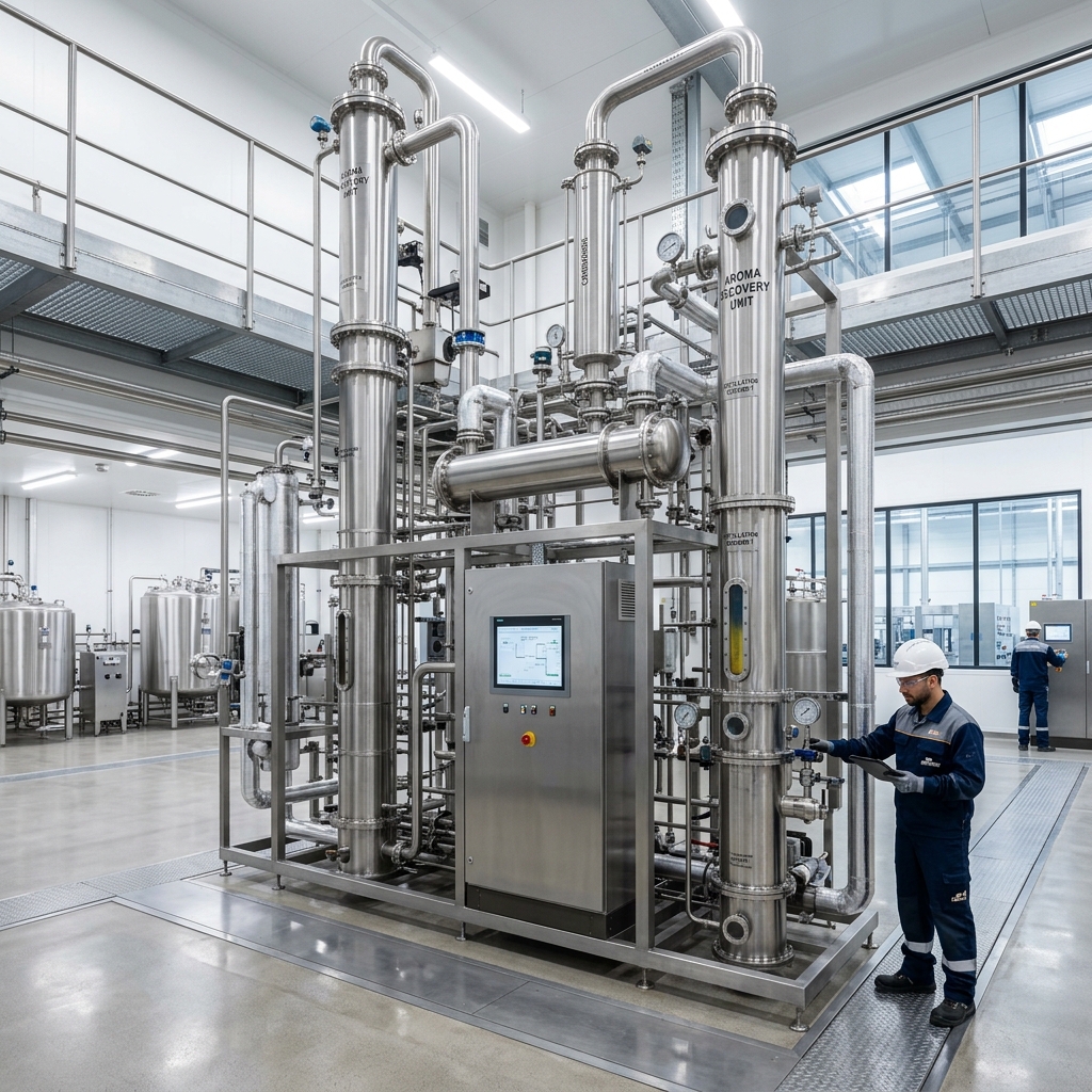 Aroma recovery unit