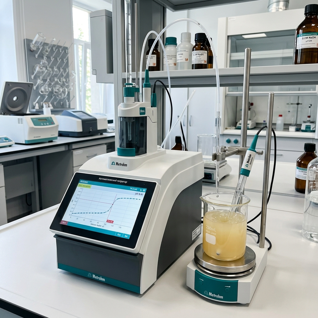 Automatic potentiometric titrator