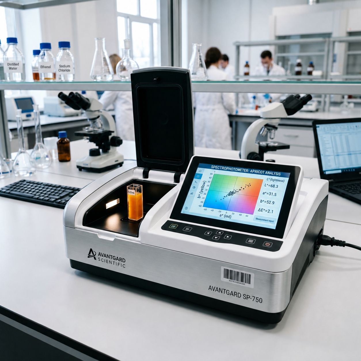 Lab spectrophotometer